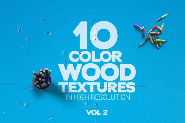 1 Color Wood Textures Vol 2 x10 (2340)